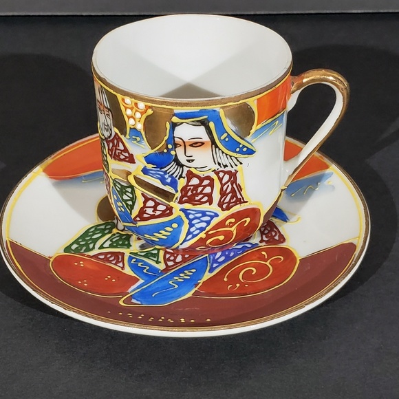 geisha girl tea cups